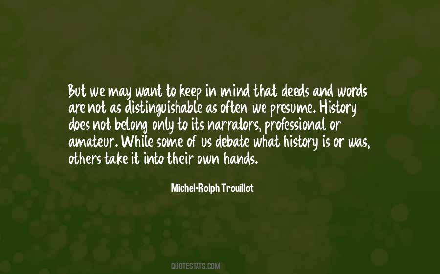 Quotes About What History Is #1285197