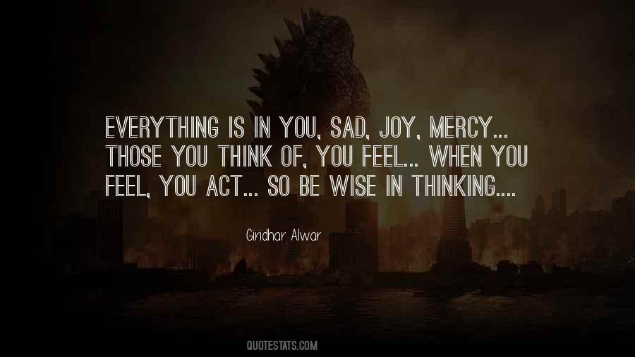 Sad And Wise Quotes #1471061