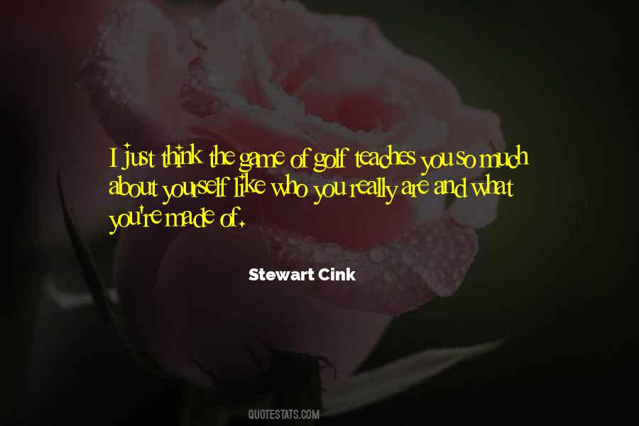 Just Think Of Yourself Quotes #1127831