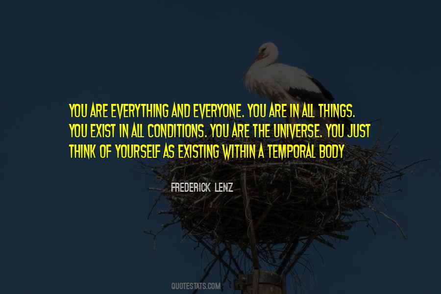 Just Think Of Yourself Quotes #1402321