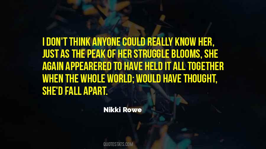 Just Think Of Yourself Quotes #1614903