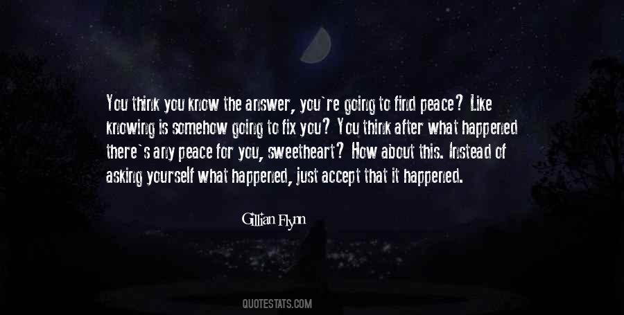 Just Think Of Yourself Quotes #811936