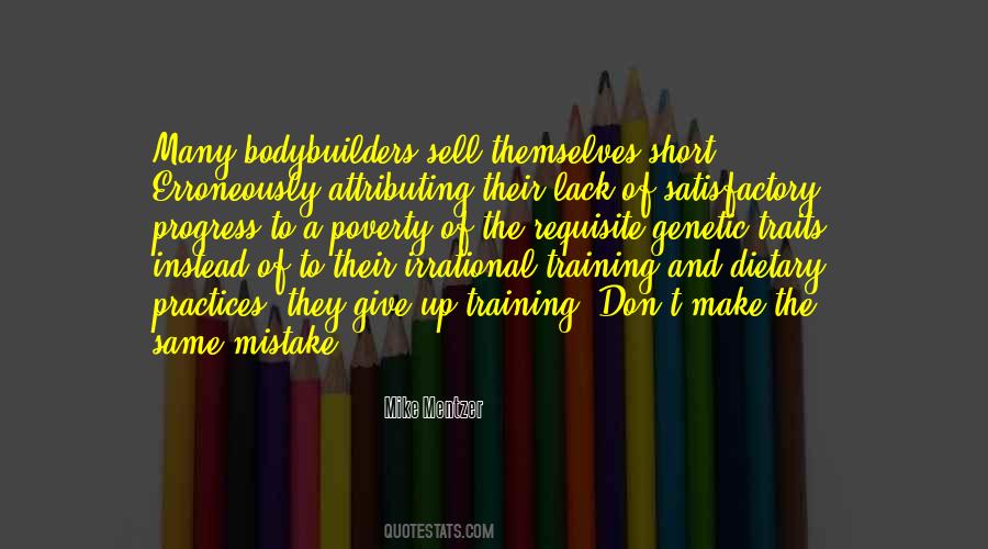 Short Training Quotes #1159849