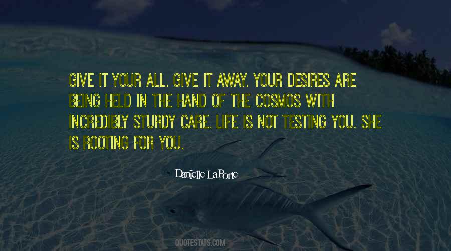 Your Life Is In Your Hands Quotes #1478496