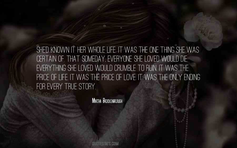 Love Story Ending Quotes #63386