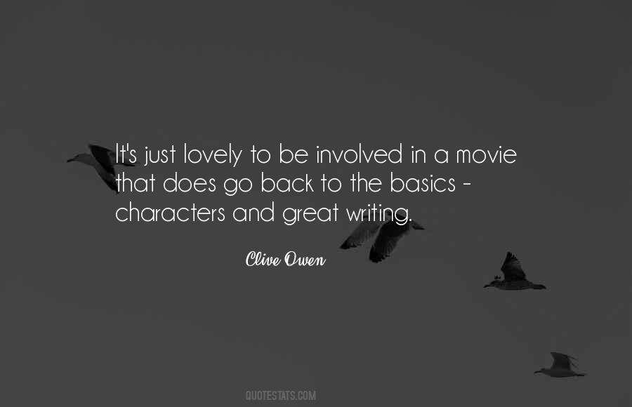 Great To Be Back Quotes #1254641
