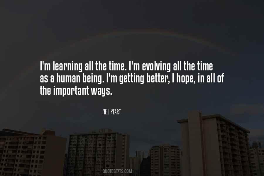 Learning Hope Quotes #1196607