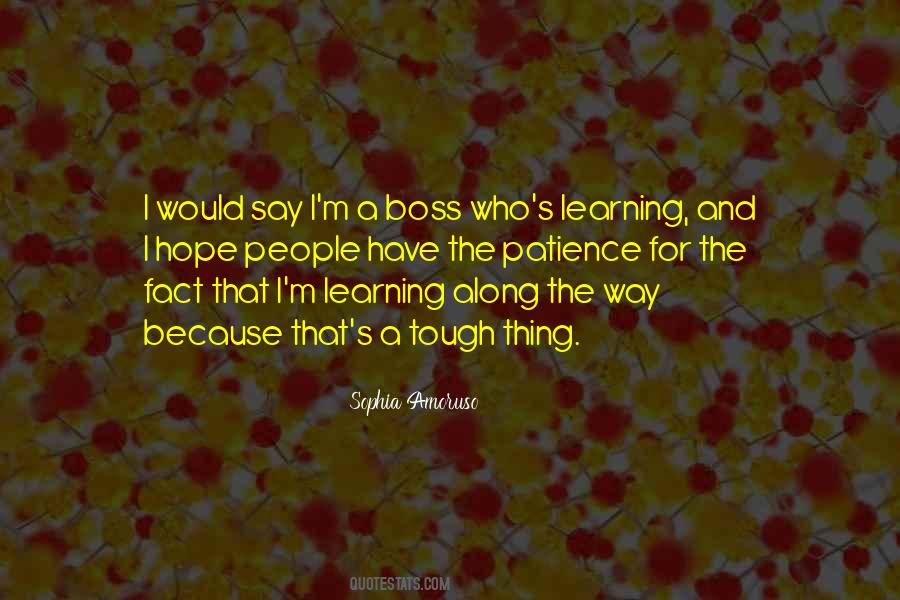 Learning Hope Quotes #29690