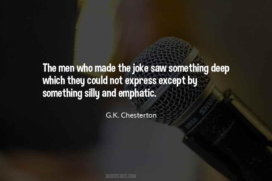 Deep Humanity Quotes #1355371
