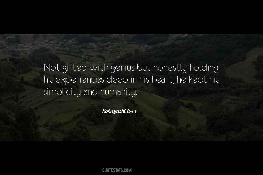 Deep Humanity Quotes #429669
