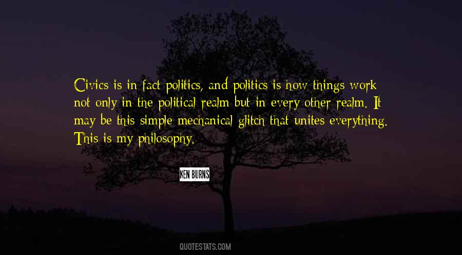 Politics Philosophy Quotes #591966