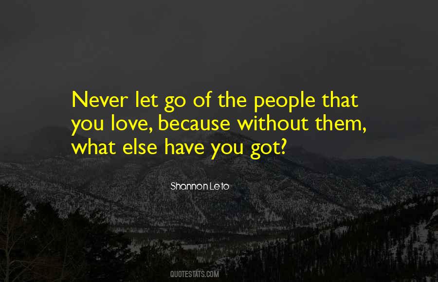 Quotes About Letting Go Love #235654