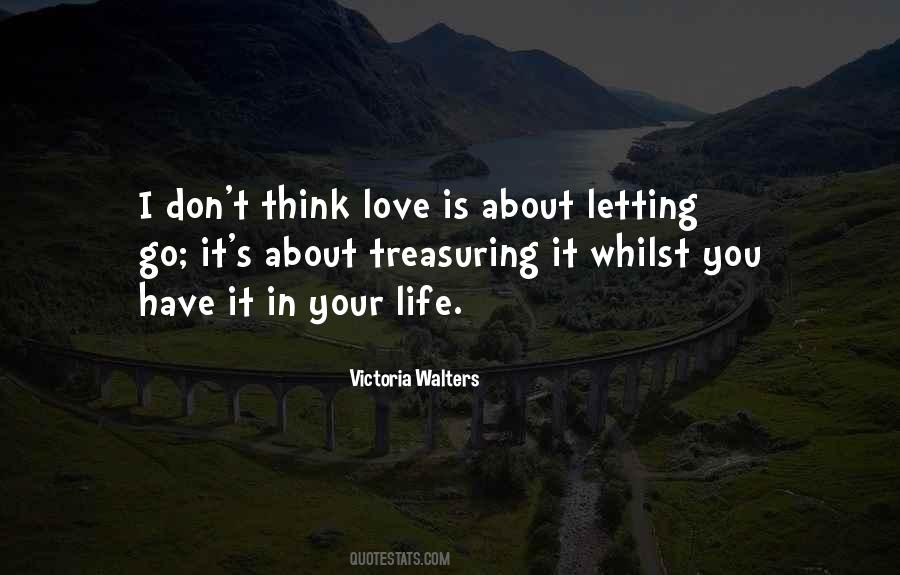 Quotes About Letting Go Love #43927