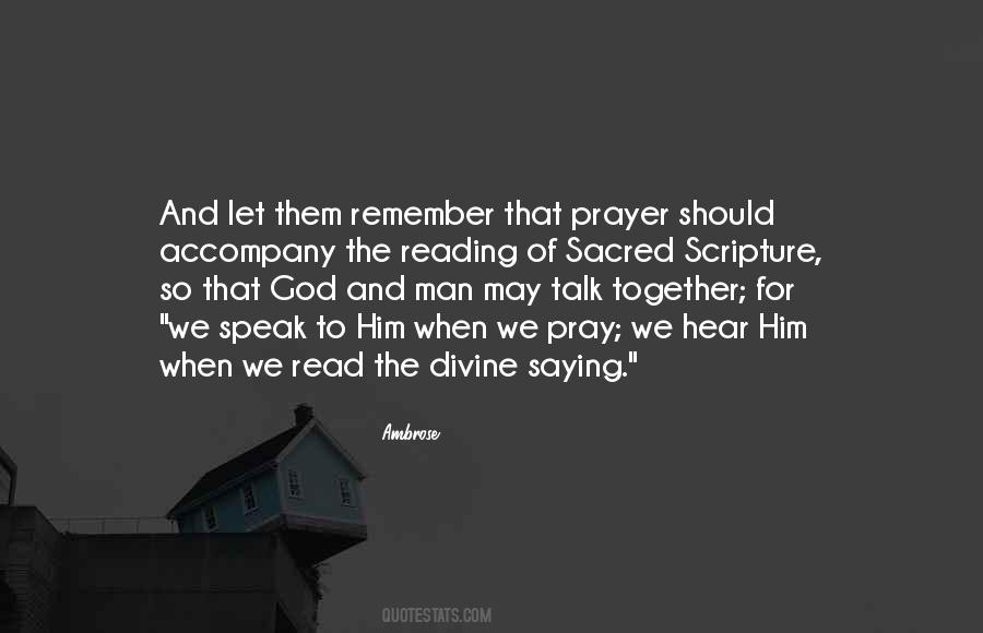 When We Pray Together Quotes #780540