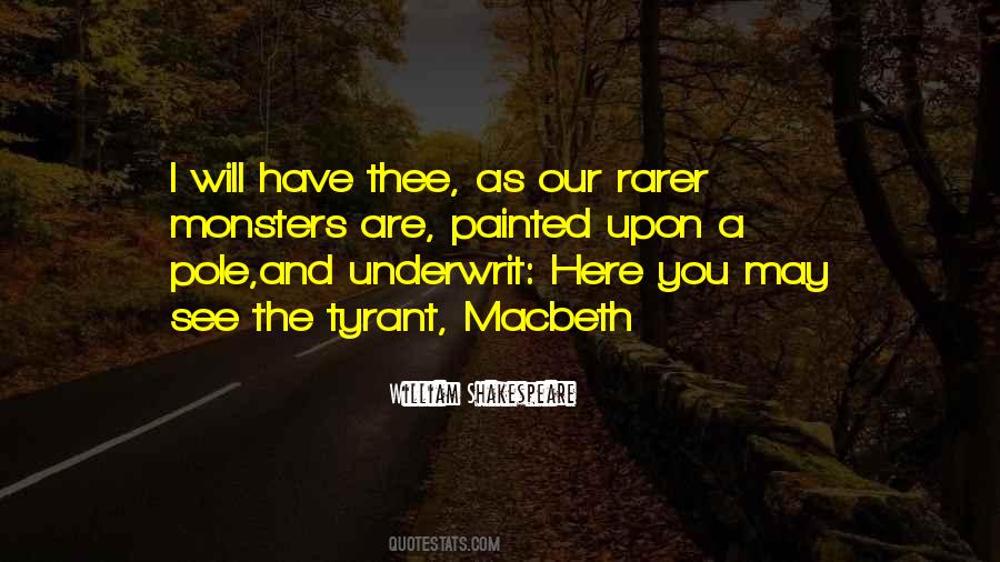 Tyrant Macbeth Quotes #1122221