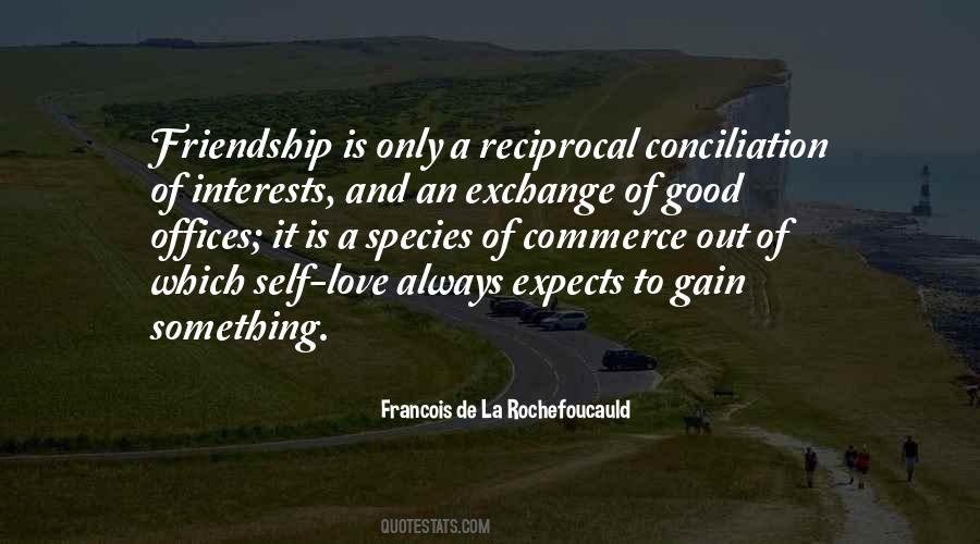 Exchange Of Love Quotes #1641411