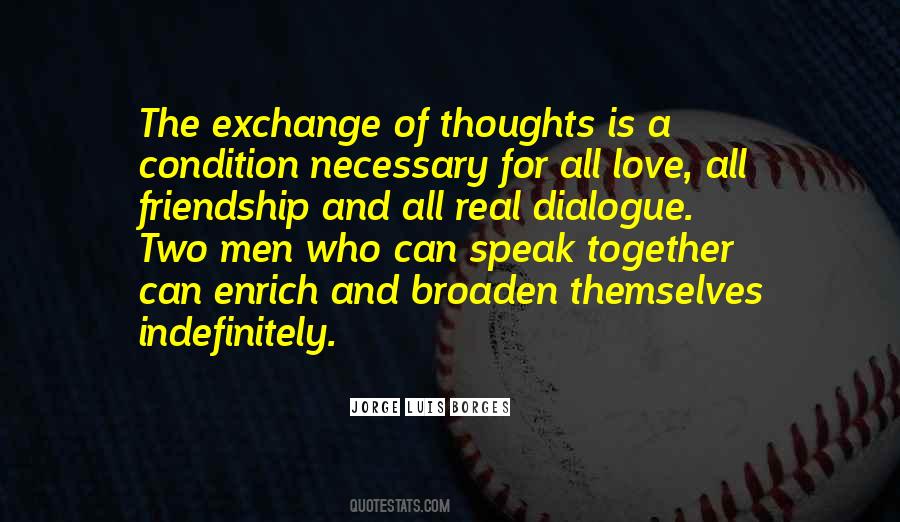 Exchange Of Love Quotes #1744004