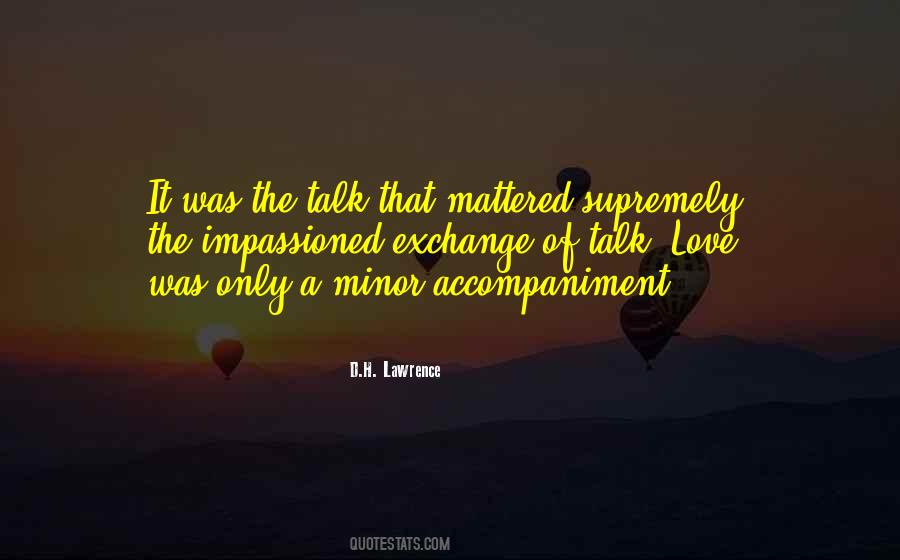 Exchange Of Love Quotes #1749018