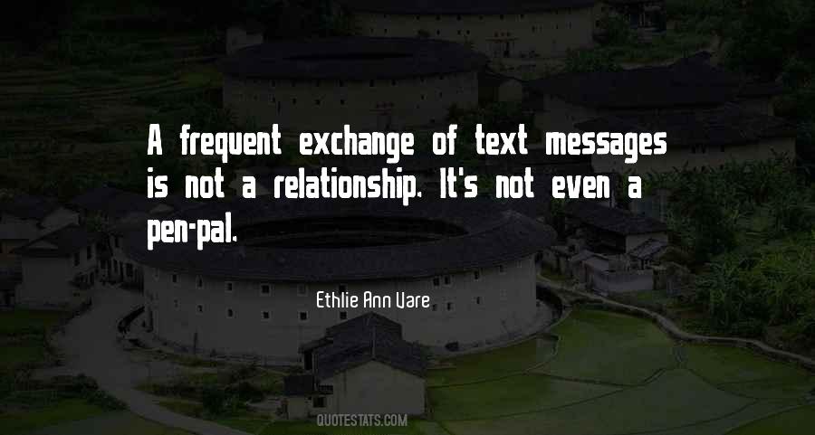 Exchange Of Love Quotes #1820461