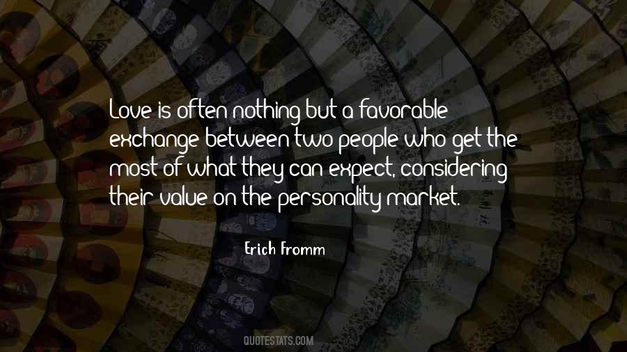 Exchange Of Love Quotes #410755