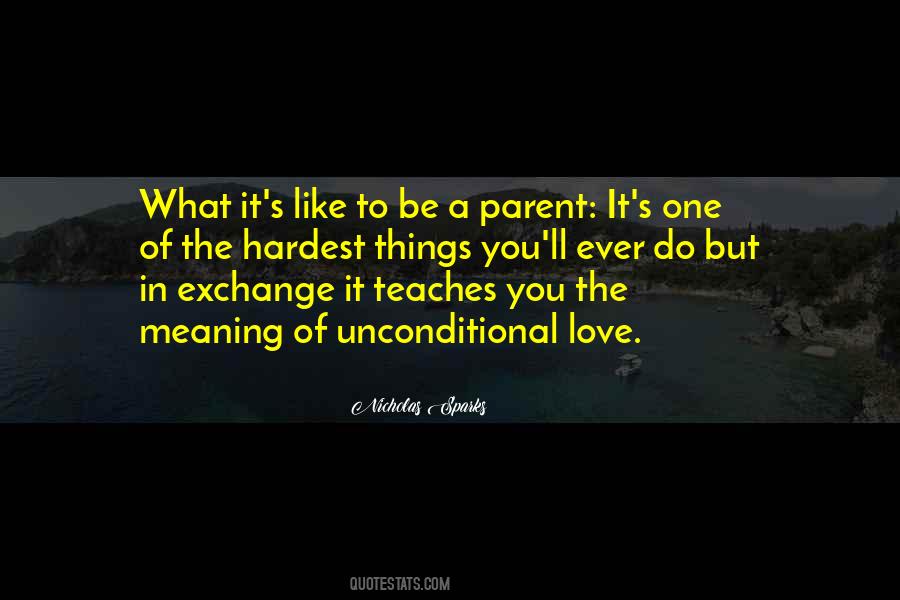 Exchange Of Love Quotes #437954