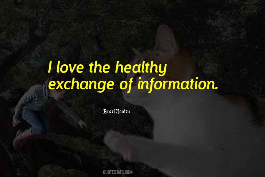 Exchange Of Love Quotes #907348