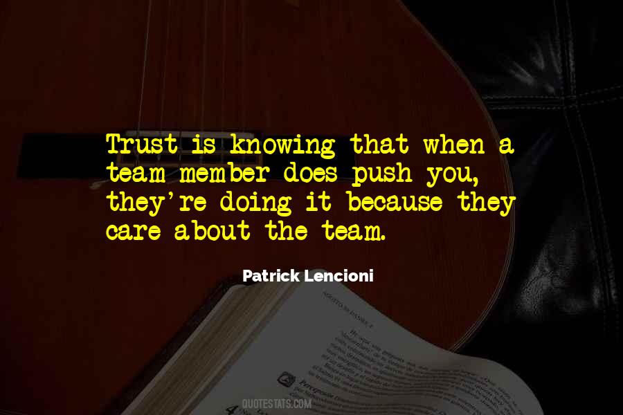 Quotes About Trust Teamwork #366768