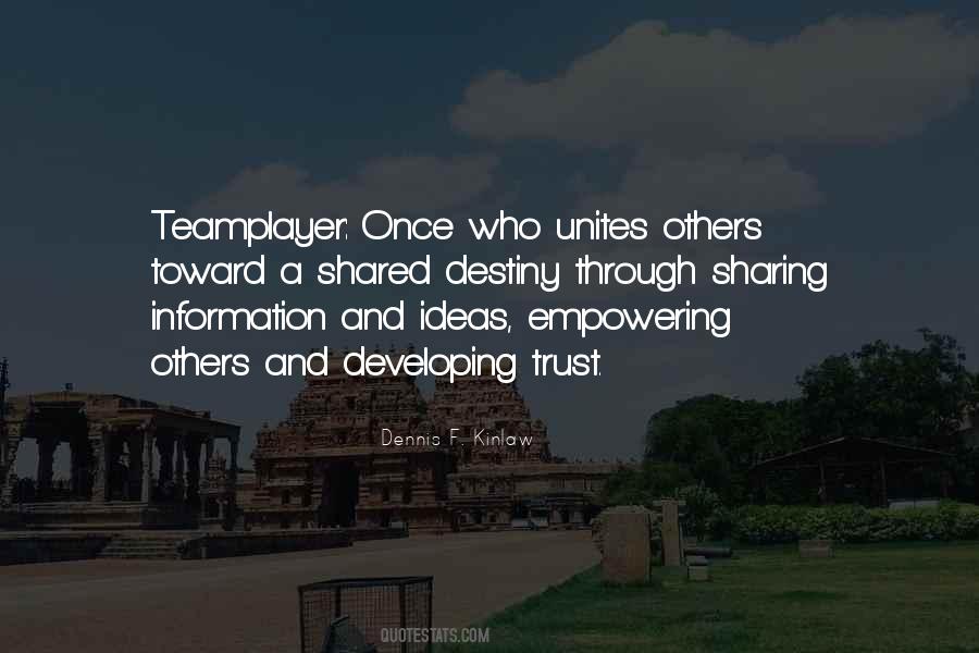 Quotes About Trust Teamwork #435981