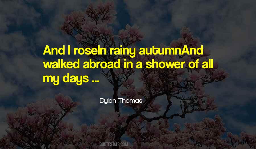 Rainy Autumn Quotes #1515449