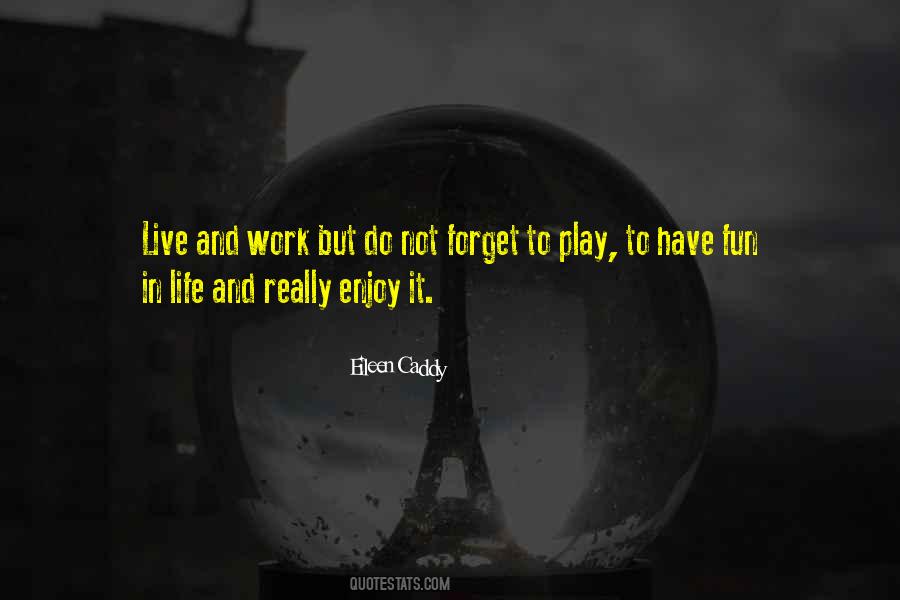 Enjoy Life Have Fun Quotes #230956