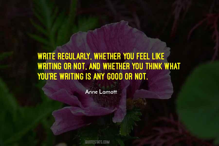 Write What You Feel Quotes #555365