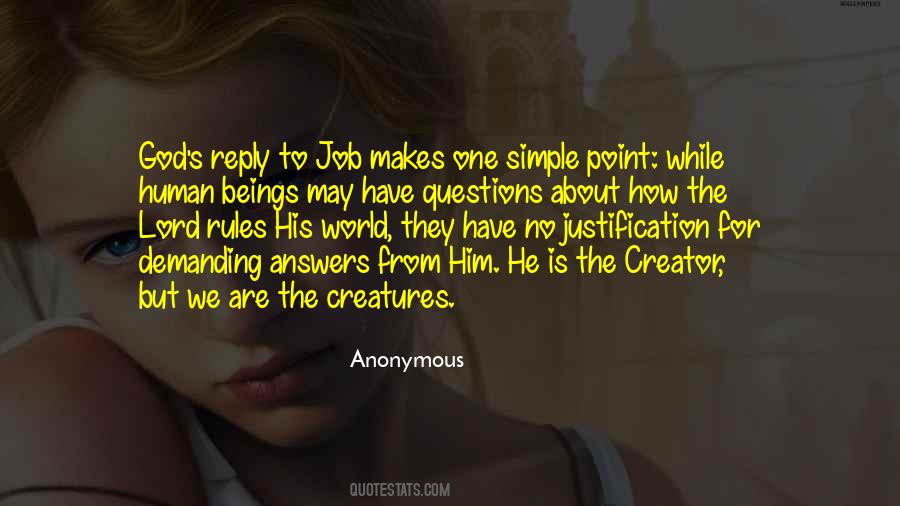No One But God Quotes #1800212