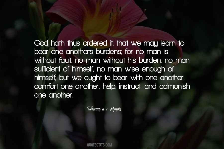 No One But God Quotes #1820859