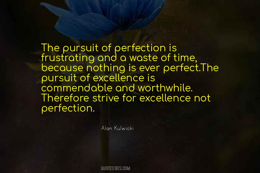 In Pursuit Of Perfection Quotes #1245224