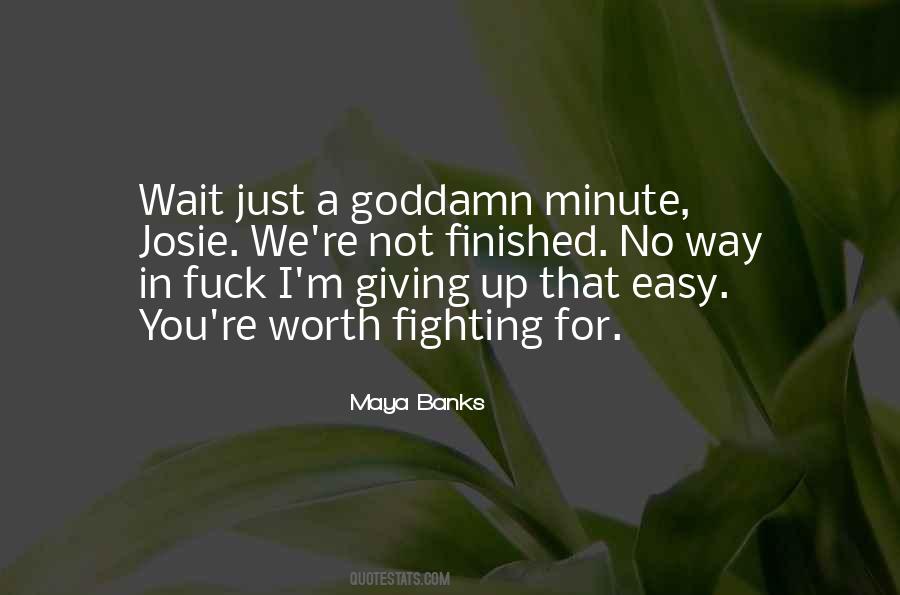 No Giving Up Quotes #1796831