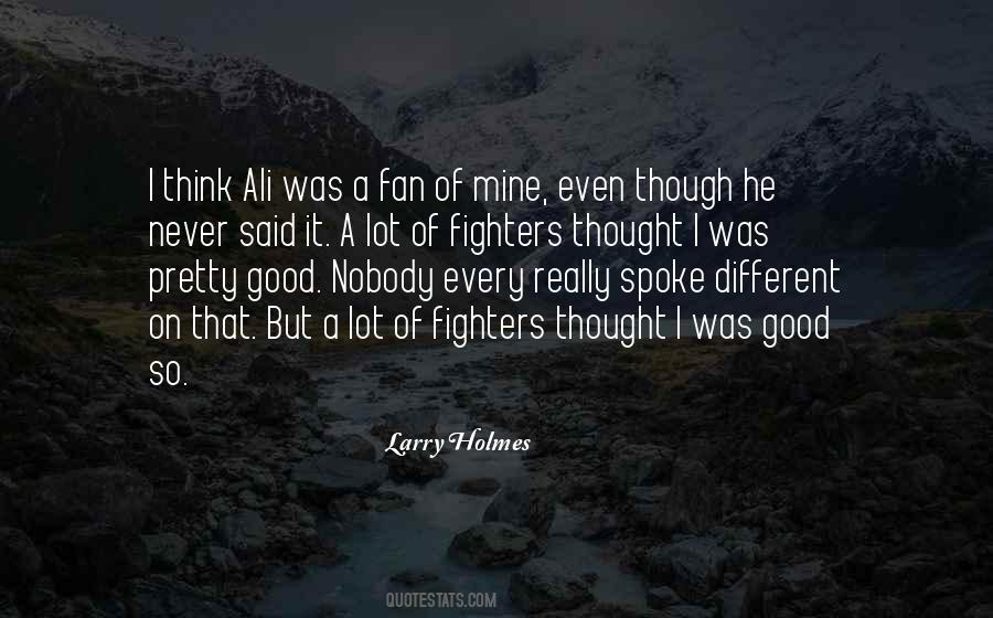 Quotes About Good Fighters #1151036