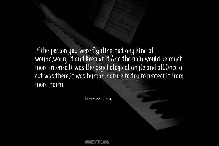 Fighting Pain Quotes #1041406