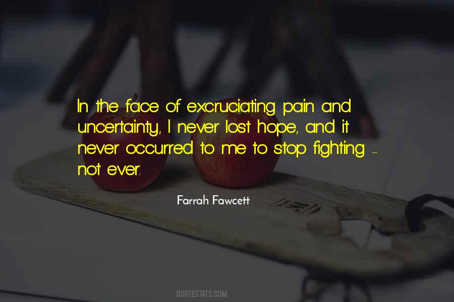Fighting Pain Quotes #148811
