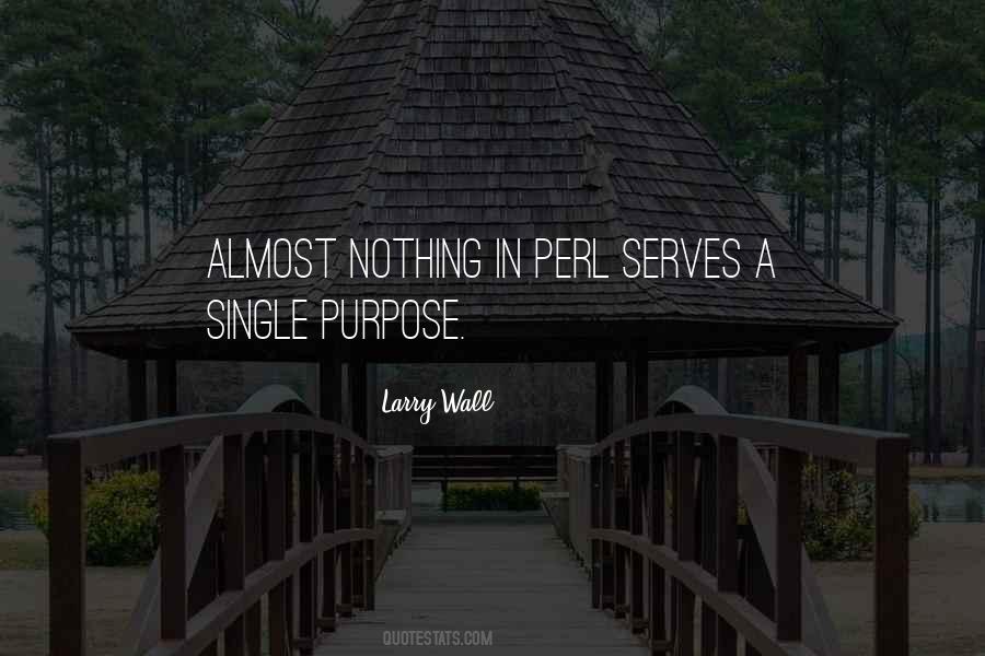 Serves A Purpose Quotes #1262014