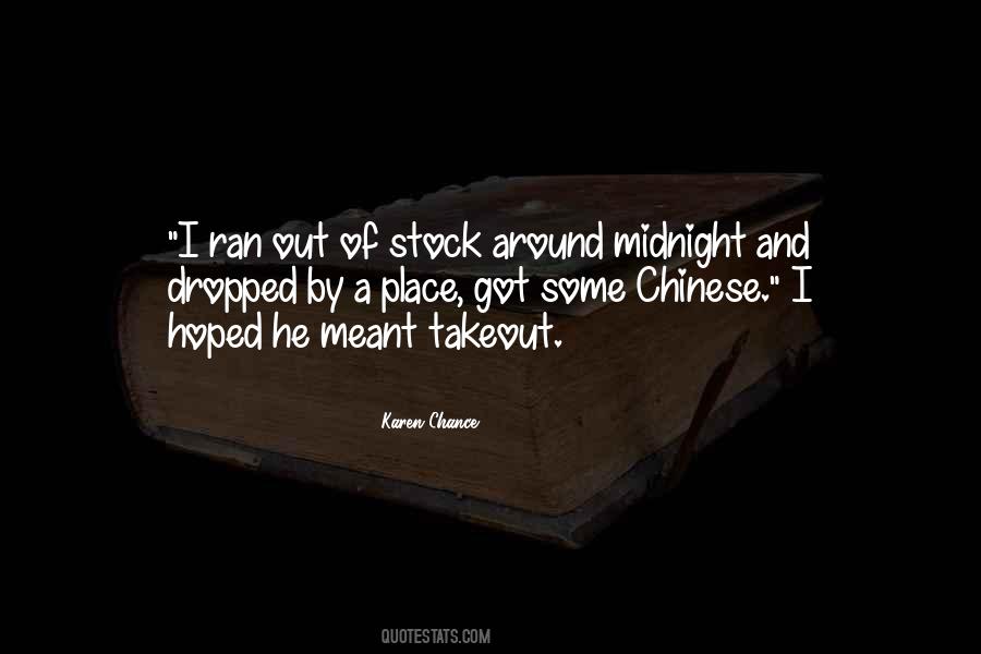 Stock Out Quotes #326165