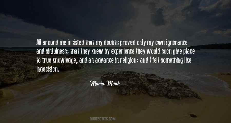 Quotes About My Doubts #1786232