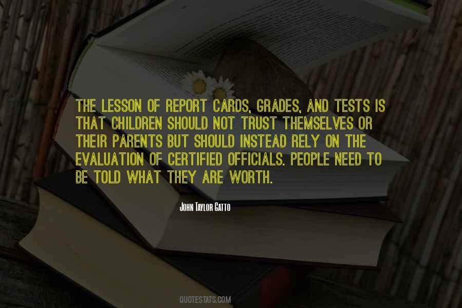 Parents Lesson Quotes #1365724