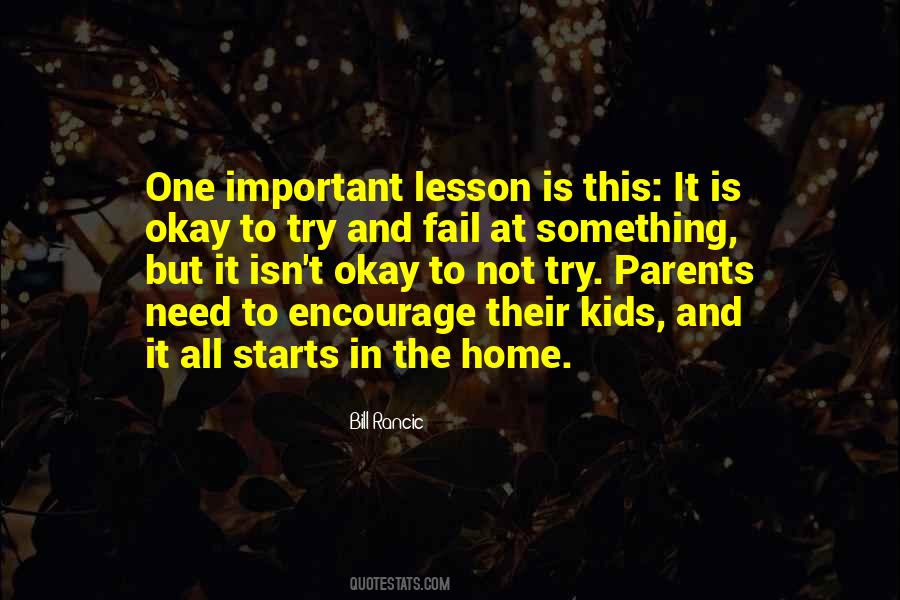 Parents Lesson Quotes #1382754