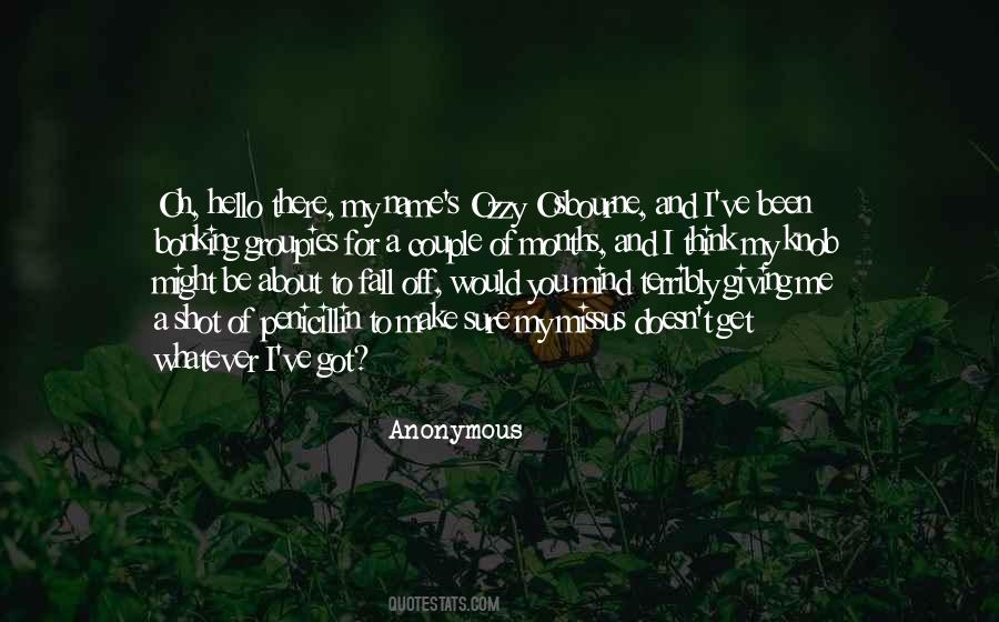 Oh Hello There Quotes #826974