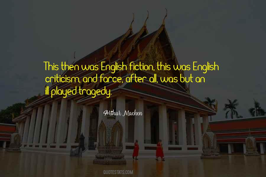 After Tragedy Quotes #1407317