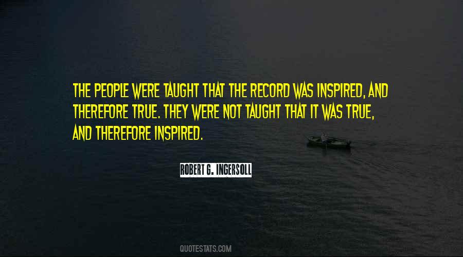 Inspired People Quotes #1687231