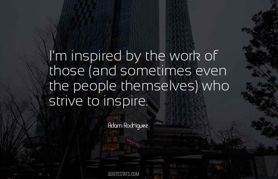 Inspired People Quotes #74378