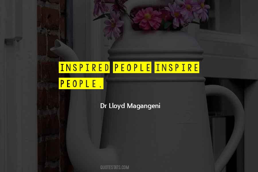 Inspired People Quotes #824767