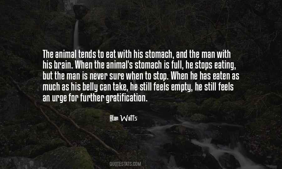 Empty But Full Quotes #1030279