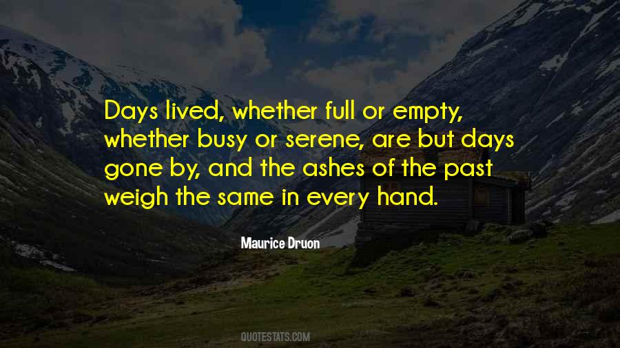 Empty But Full Quotes #1638428